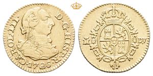 Carl III, 1/2 escudo 1786. Madrid