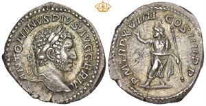AR Denarius, AD 216