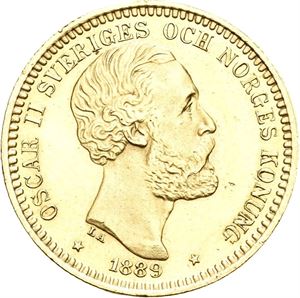 Oskar II, 20 kronor 1889