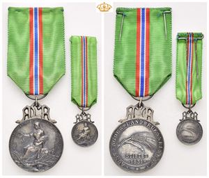 Aust - Agder Landbruksselskap. Sølv 31 og 15 mm
