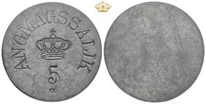 Angmagssalik, 5 øre ND (1894–1926)