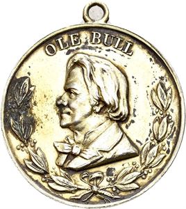 1901. Ole Bull prismedalje. Sølv. RRR.1901. Ole Bull prismedalje. Sølv. RRR.