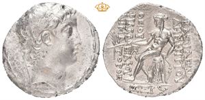SELEUKID EMPIRE. Demetrios II Nikator (first reign, 146-138 BC). AR tetradrachm (29 mm; 16,24 g)