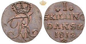 1 skilling 1812. S.9