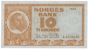 10 kroner 1963 Å