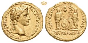 Augustus, 27 BC-AD 14. AV aureus (7,84 g; 20 mm)