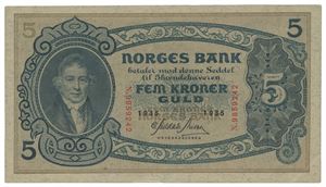 5 kroner 1935. N9859242