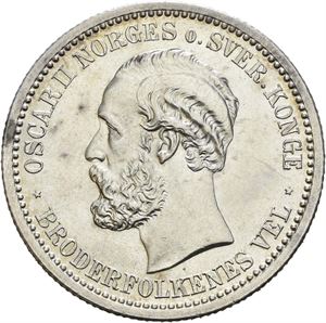 Oscar II. 1 krone 1889