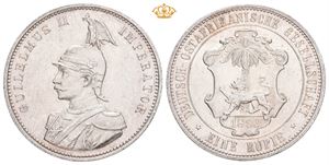 Wilhelm II, 1 rupie 1890. Berlin