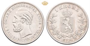 Norway. 1 krone 1885