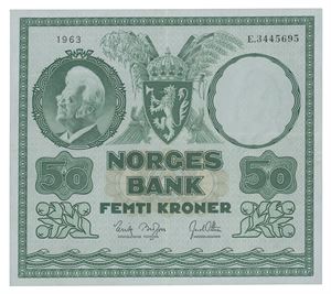 50 kroner 1963. E.3445695