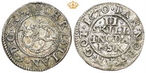2 skilling 1670. S.31