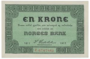 1 krone 1917 F 6707861.