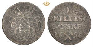 1 skilling 1696. S.39