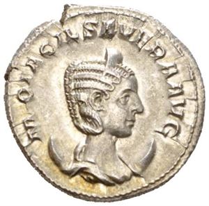 OTACILIA SEVERA g.m. Philip I, antoninian, Roma 245-247 e.Kr. R: Concordia sittende mot venstre