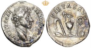 AR Denarius, AD 140-144