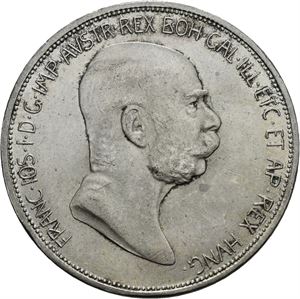 Franz Josef, 5 coronas 1908