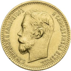 Nikolai II, 5 rubel 1902