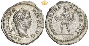AR Denarius, AD 208