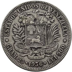 5 Bolivar 1936