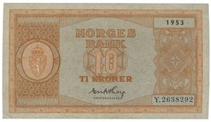 10 kr 1953