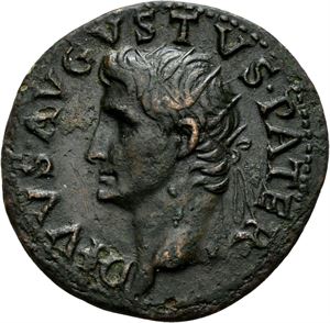 DIVUS AUGUSTUS d.14 e.Kr., Æ as, Roma 22-30 e.Kr. R: Alter