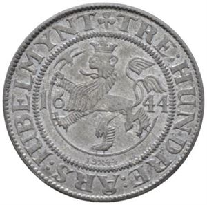 Røros Kobberverk, 1644-1944. Hansen. Zink. 31 mm. Alle tre er ex. Oslo Mynthandel a/s nr.9 2/10-1982 nr.848