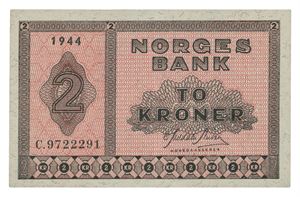 2 kroner 1944. C9722291