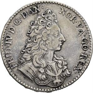 FREDERIK IV 1699-1730. 4 mark 1700. S.7