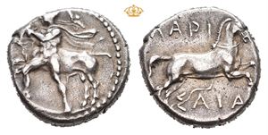 THESSALY, Larissa. Circa 440-420 BC. AR drachm (6,24 g)
