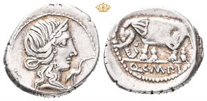 Q. Caecilius Metellus Pius. 81 BC. AR denarius (3,83 g)