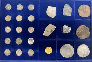 Original promotion set (Rundesett) of 24 coins from the Akerendam Treasure