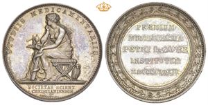 Peter L. Øwres legat. Belønningsmedalje. Sølv 35 mm