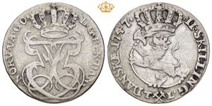 2 skilling 1747. S.22