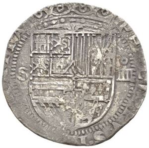 Philip II 1556-1598, 4 reales u.år/n.d., Segovia.