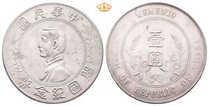 China. Sun Yat-sen, dollar u.år/n.d. (1927)