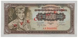 Jugoslavia 1000 dinara