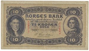 10 kroner 1924 K 6687171.