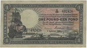 1 pound 2.9.1931. No. A28 692426.