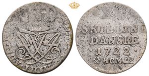 Frederik IV (1699 - 1730) 12 skilling 1722