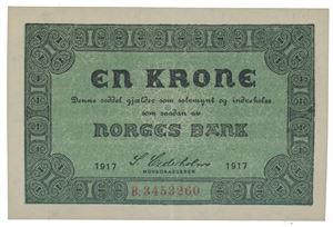 1 krone 1917 B