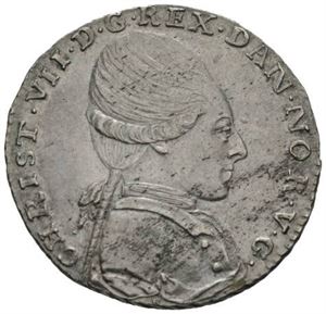 1/2 krone 1771. Liten kantskade/minor edge nick. S.8