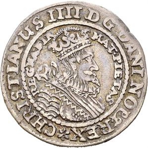 CHRISTIAN IV 1588-1648, CHRISTIANIA, 1/8 speciedaler 1639. S.7