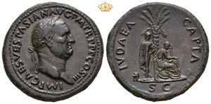 Vespasian, AD 69-79. Æ sestertius (27,42 g; 25,5 mm)