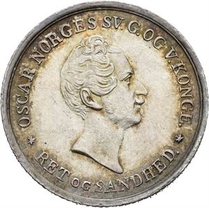 OSCAR I 1844-1859. 24 skilling 1845