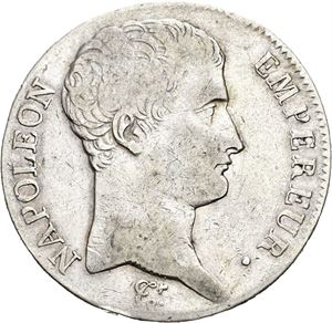 Napoleon I, 5 francs an. 14 A (=1806)