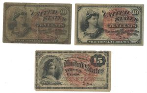 USA lott fractional currency