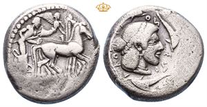 SICILY, Syracuse. Deinomenid Tyranny, 485-466 BC. AR tetradrachm (16,78 g)