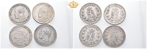 Lot 4 stk. 2 kroner 1894, 1900, 1902 og 1904