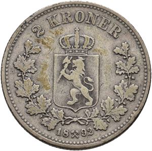 2 kroner 1892
